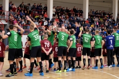 1.zápas finále Českého poháru mužů v házené, Dukla Praha vs Baník Karviná, únor 2019